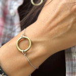 Nice Halo Jewelry: Sliding Adjustable Bracelet 