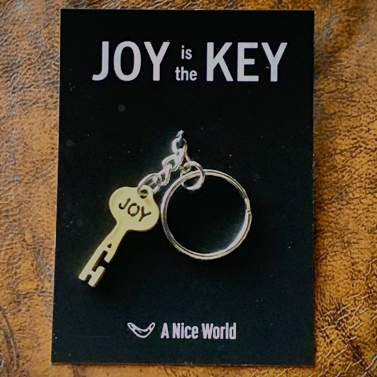 Joy Key Keychains